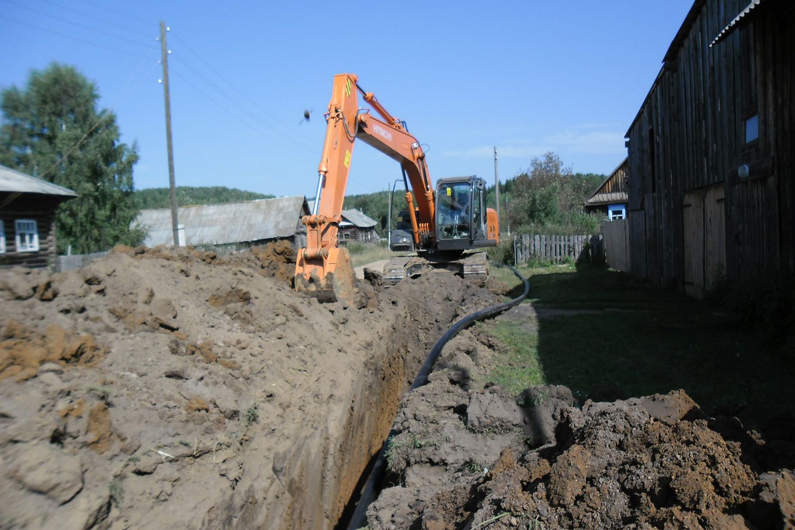 Долгожданное строительство водопровода в Вересовке